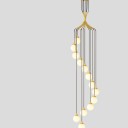 Loft Industry Modern - Gold Grape Chandelier